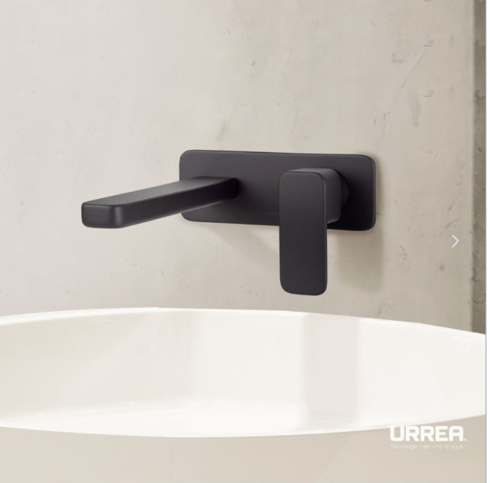MONOMANDO A MURO PARA LAVABO ITUA (9437NY.2) NEGRO URREA