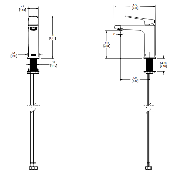 MONOMANDO LAVABO SIN CONTRA POTENZA