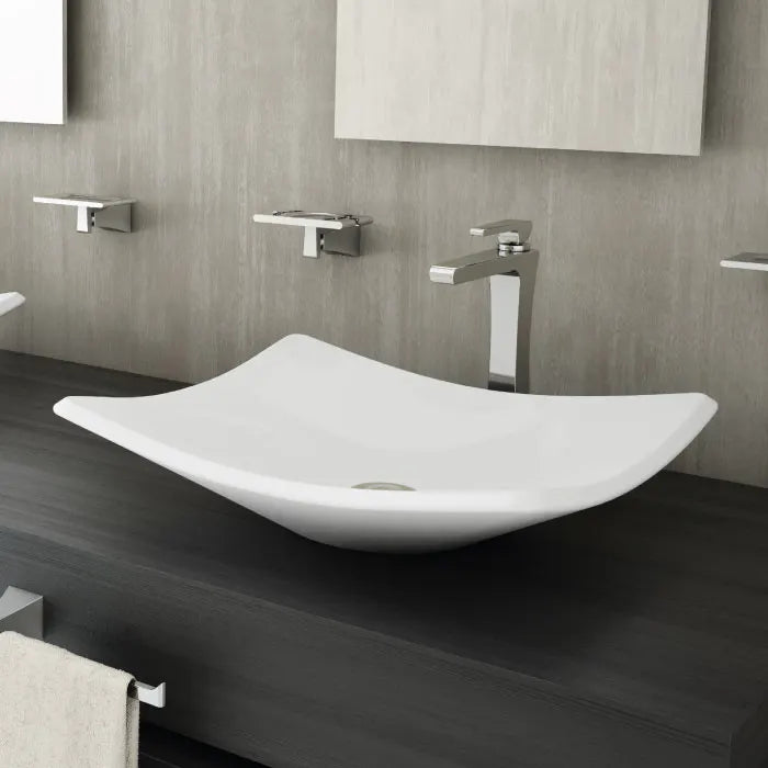 LAVABO SOBREPONER SREB TRAZZO BLANCO HEL