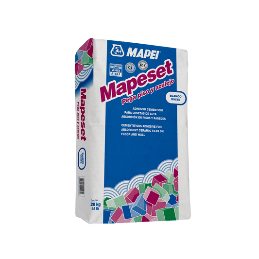 ADHESIVO MAPESET BLANCO 20 KGM MAPEI 1A