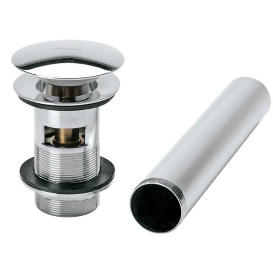CONTRA DE LAVABO DE PUSH CROMO HELVEX 1A