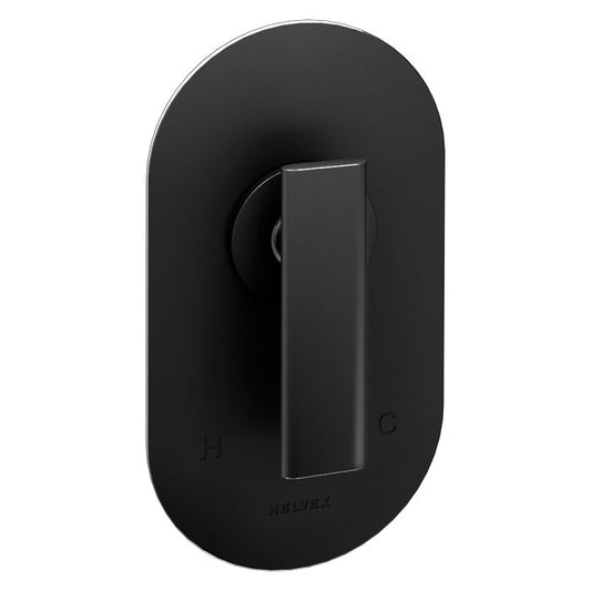 MONOMANDO DE REGADERA O TINA PREMIER NEGRO HELVEX