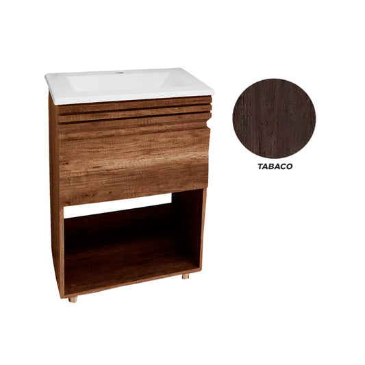 TOCADOR CORAL A PISO TABACO 58X82X40CM N