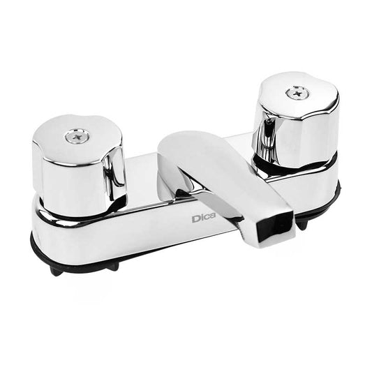 MEZCLADORA DE 4" PARA LAVABO CON CUBIERT
