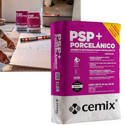 ADHESIVO PSP PORCELANICO BLANCO 20 KGM C