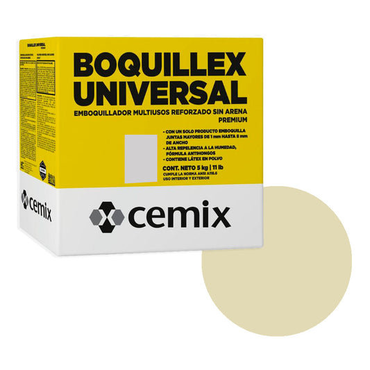 BOQUILLEX UNIVERSAL ALMENDRA 5 KGM CEMIX