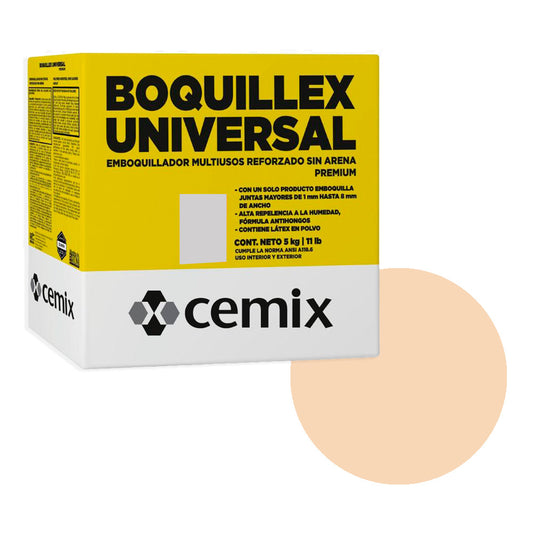BOQUILLEX UNIVERSAL BEIGE 5 KGM CEMIX 1A