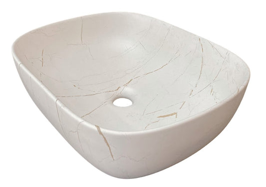 OVALIN LOMBOK BLANCO 485X385X145 MARELLA