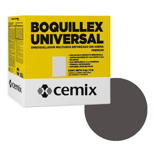 BOQUILLEX UNIVERSAL GRAFITO 5 KGM CEMIX