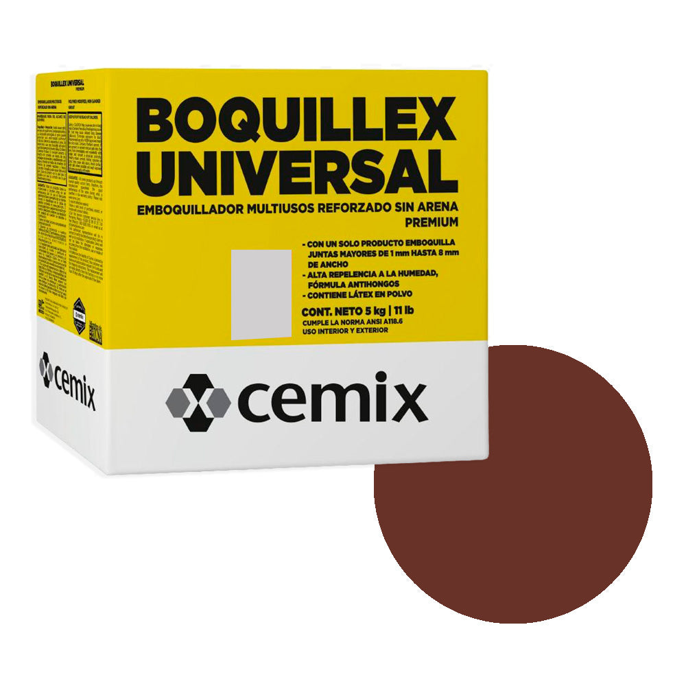 BOQUILLEX UNIVERSAL CHOCOLATE 5 KGM CEMI